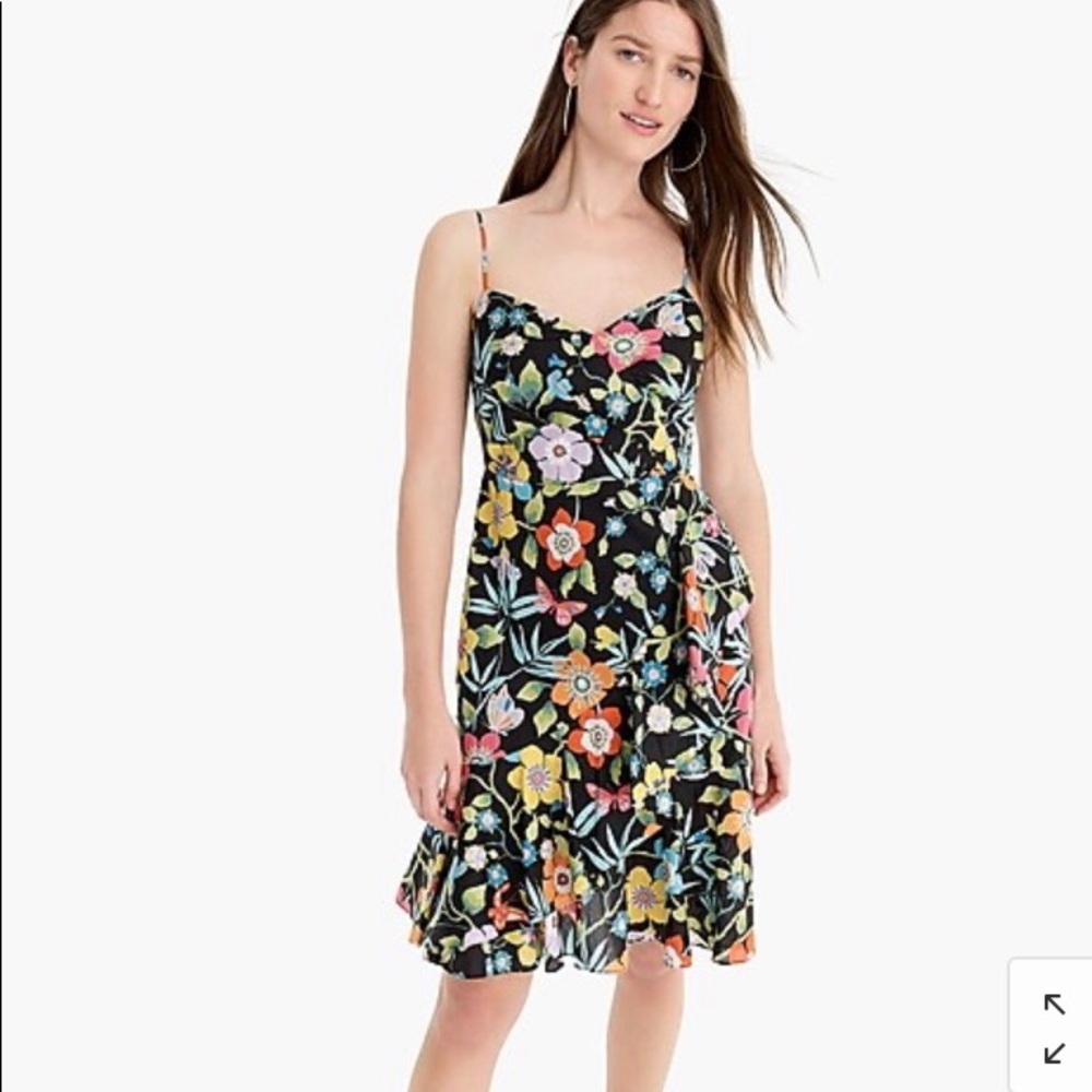 NWT J Crew Ruffle dress in Liberty, floral
